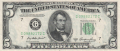 United States Of America 5 Dollars, Series 1950A